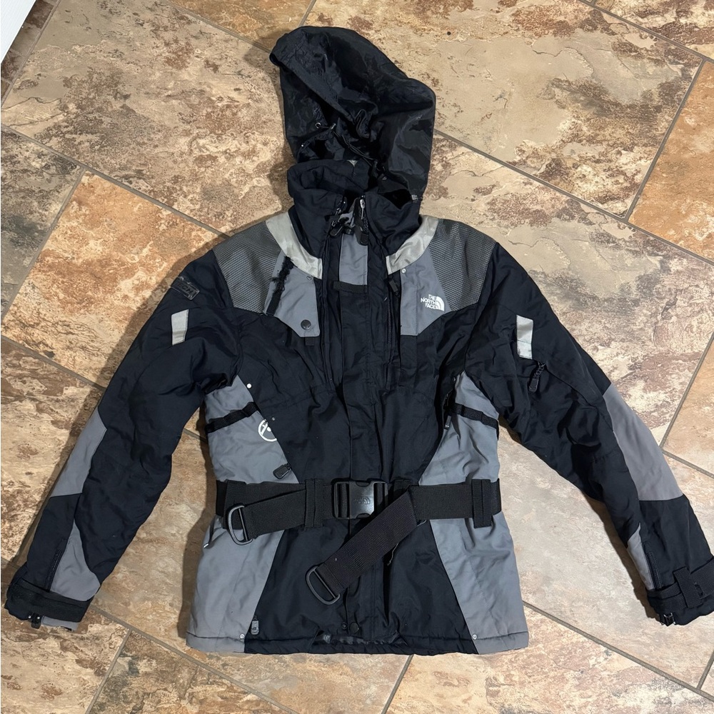 NORTH FACE | Steep tech black belted ski jacket